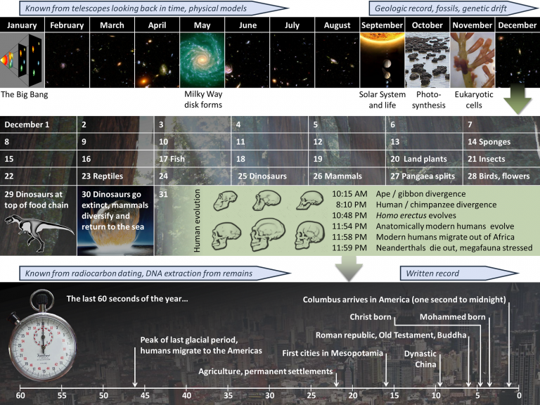 The Cosmic Calendar on COSMOS Open Matters MIT OpenCourseWare News